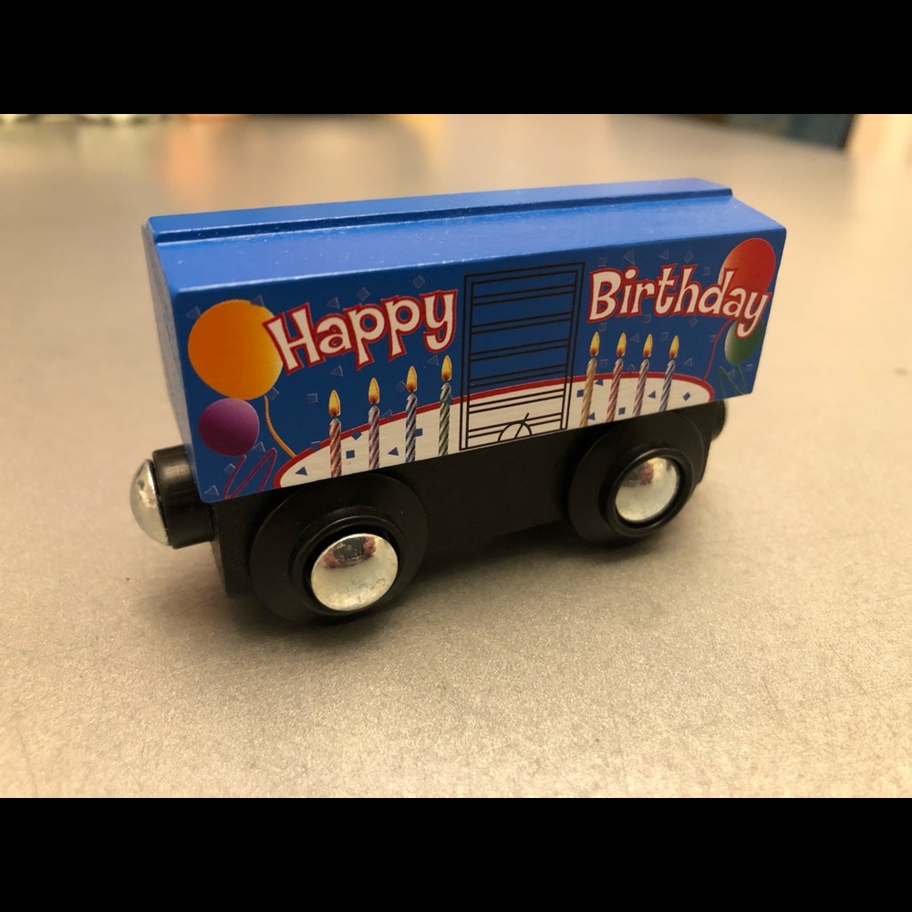 Lightly used Wood train